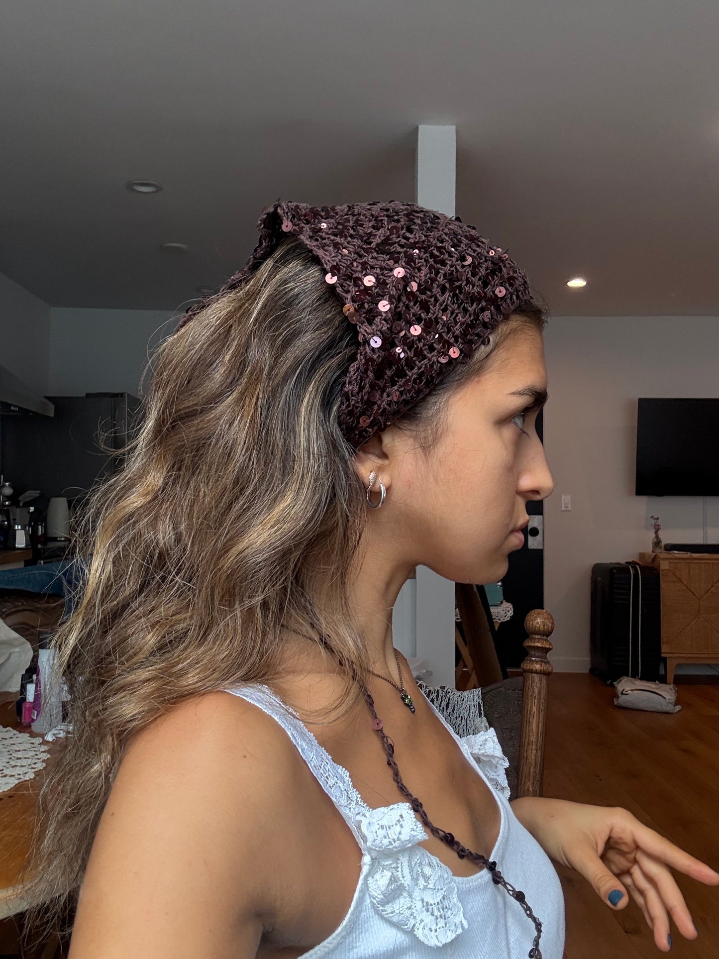 Sequin Bandana